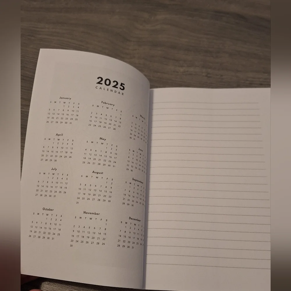 NEW!! Journal with Floral Design, designed by me 200 Pages - Picture 4 of 6